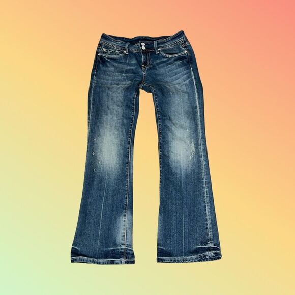 Vigoss Bootcut Bedazzled Pocket Jeans Size 7 #221 - Picture 7 of 7